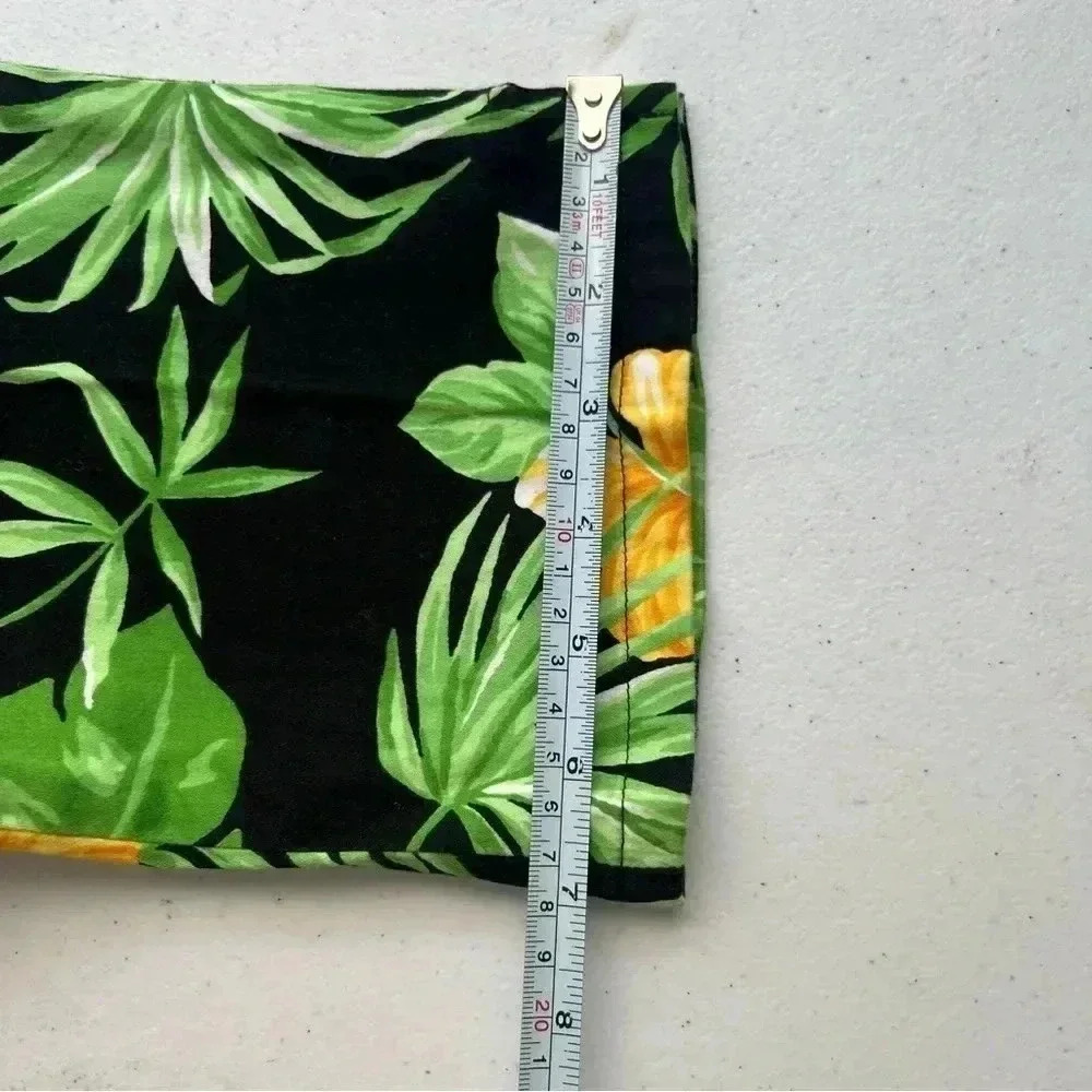 Lauren Ralph Lauren Women Tropical Print Slit‎ Cropped Pants Sz 8 - Picture 12 of 12